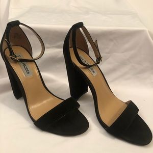 Steve Madden Carrson suede block heel sz 8
